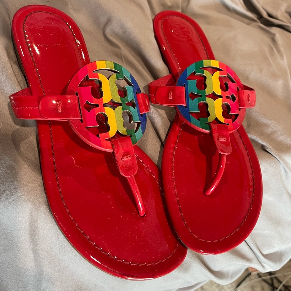 Make an offer! Tory burch Miller sandal in incredible condition!!